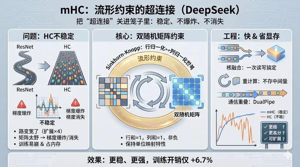 下一代模型呼之欲出？DeepSeek的“新年禮物”mHC 人工智能基礎軟件的新風向
